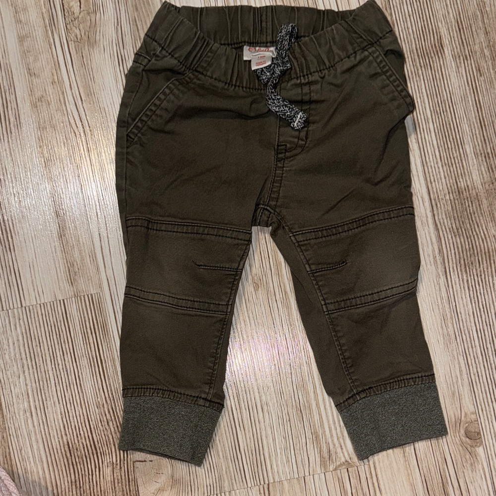 Cat & Jack Olive Jogger Sweatpants for Kids 12 month